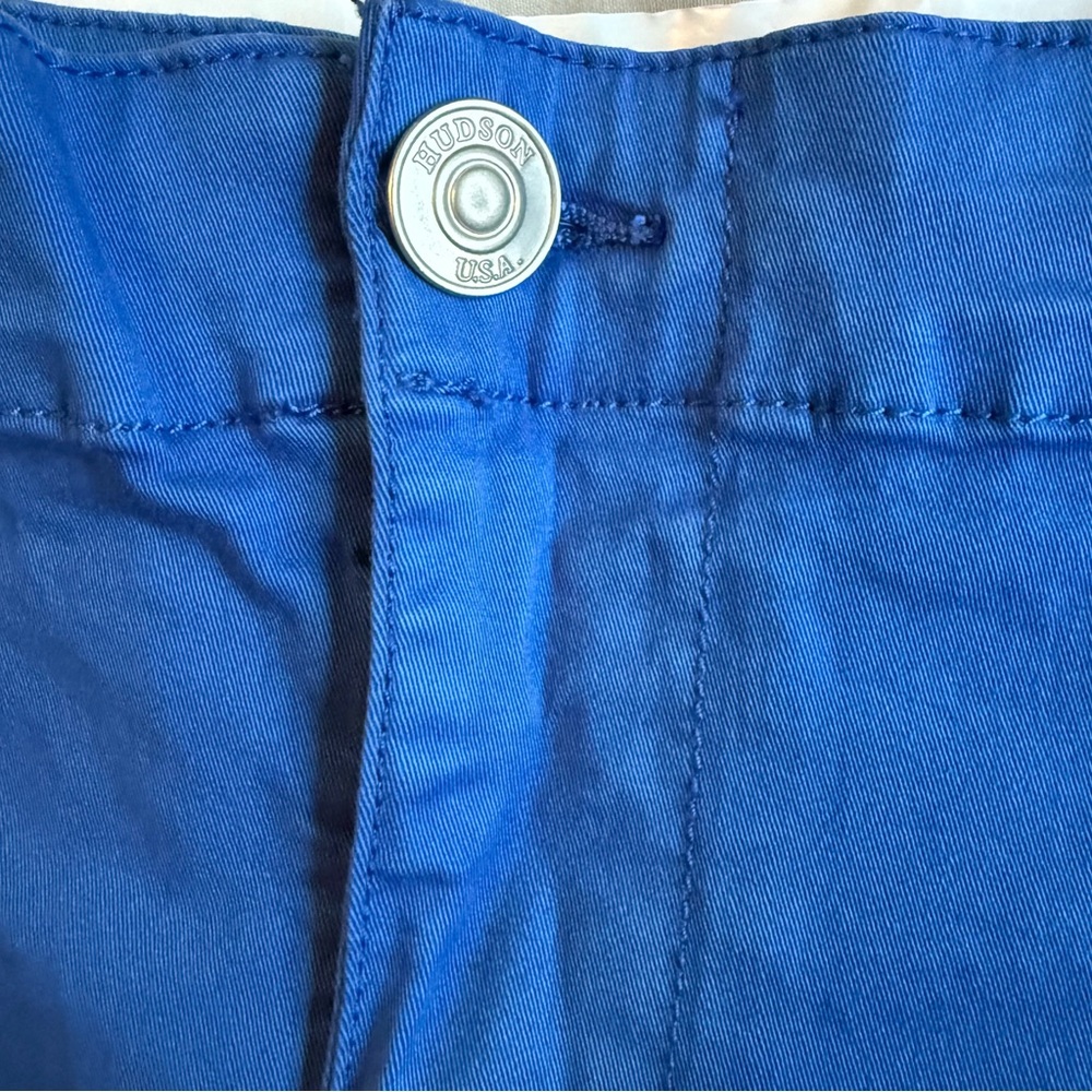 Hudson Jeans Women's Tazman Blue Cargo Shorts - Picture 4 of 9